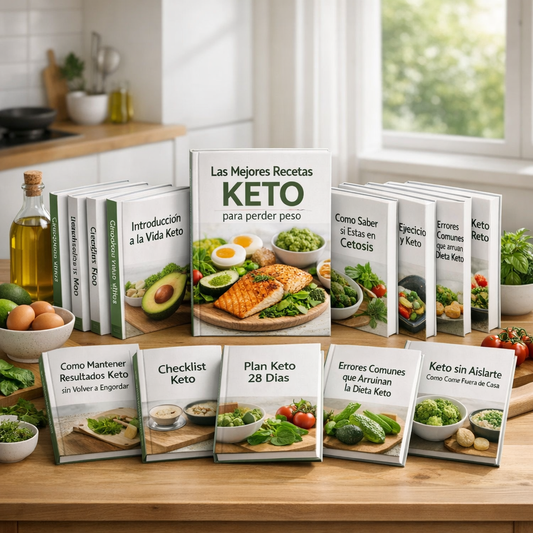 Las Mejores Recetas Keto para perder peso + 8 Bonos de Regalo